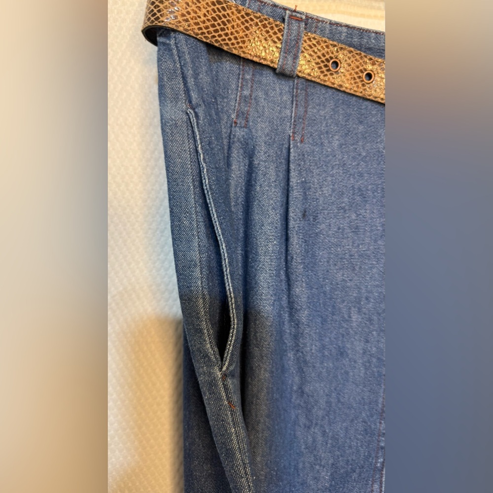 NANCY BOLEN CITY GIRL VINTAGE DENIM SKIRT - Picture 3 of 8